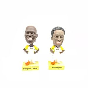 Kobe Bryant & Shaquille O'Neal 2001 Bobbleheads Up